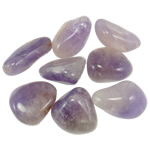 Gemstone Pendant Component, Amethyst, February Birthstone, 26-65mm 