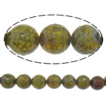 Perles agate veines de dragon naturelles, Rond, multiple tailles pour le choix & facettes Environ 1.8mm Environ 15 pouce, Vendu par brin
