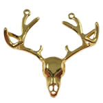 Animal Zinc Alloy Connector, Deer, plated nickel, lead & cadmium free Approx 1.5mm 