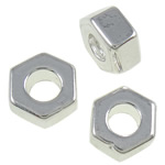 Zinc Alloy Large Hole Beads, Rondelle nickel, lead & cadmium free Approx 2.5mm 