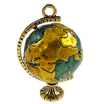 Brass Jewelry Pendants, plated, Customized & enamel 40mm Approx 2-3mm 