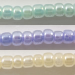 Round Japanese Seed Beads, Стеклянный, Круглая, Кремовый, Много цветов для выбора, класса AAA отверстие:Приблизительно 1mm, Приблизительно 13000ПК/сумка, продается сумка