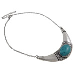О себе ожерелье, цинковый сплав, с железный цепи & канифоль, не содержит никель, свинец длина:14 дюймовый, продается Strand