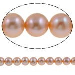 Round Cultured Freshwater Pearl Beads, natural, pink, Grade AAA, 8-9mm Approx 0.8mm Inch 
