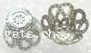 Eisen Perlenkappen, Blume, plattiert, keine, 7x10mm, 10000PCs/Tasche, verkauft von Tasche