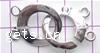 Messing Ring-Ring Verschluss, Kreisring, plattiert, 2 strängig, keine, 16mm, verkauft von setzen