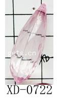 Прозрачный акрил Кулоны, Акрил, Каплевидная форма, прозрачный, Много цветов для выбора Приблизительно 300ПК/сумка, продается сумка