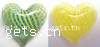 Mundgeblasene Lampwork Perlen, Herz, keine, 28X28X17mm, verkauft von PC