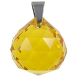 Imitation de pendentifs de cristal de CRYSTALLIZED™ , avec acier inoxydable, larme, facettes, plus de couleurs à choisir Environ Vendu par PC