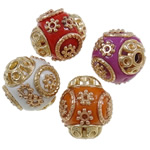 bijoux de perles d'Indonésie, Indonésie, avec alliage de zinc, tambour, plus de couleurs à choisir, sans cadmium, 15x14- Environ 2mm, Vendu par PC