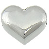 Edelstahl Perlen, 304 Edelstahl, Herz, Kundenindividuell, originale Farbe, 10x8.5x5.5mm, Bohrung:ca. 2mm, verkauft von PC