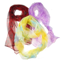 Imitation Silk Schal und Umschlagtuch, für Frau, gemischte Farben, 148x58cm, verkauft von Strang[