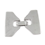 Zinc Alloy Fold Over Clasp, nickel, lead & cadmium free, 38x28x5mm, Hole:Approx 24x2MM, Sold by Set