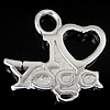 Sterling Silver Letter Pendants, 925 Sterling Silver, plated Approx 1.22mm 