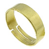 Ajuste del anillo de cobre amarillo por mayor, metal, chapado, más colores para la opción, 5mm, 18.5mm, tamaño:8, 500PCs/Bolsa, Vendido por Bolsa