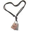 Cowhide Jewelry Necklace, with Zinc Alloy, Rectangle  Approx 15-30 Inch 