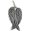 Stainless Steel Wing Shape Pendant, blacken, original color Approx 7mm 