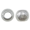 Stainless Steel European Beads, 304 Stainless Steel, Rondelle, solid, original color, 10mm Approx 5mm 
