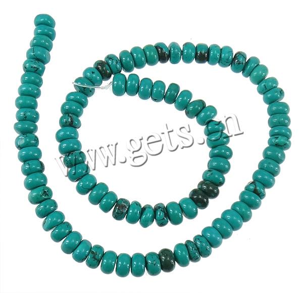 Natural Sinkiang Turquoise Beads, Rondelle, more sizes for choice, blue, Hole:Approx 1.5mm, Length:Approx 16 Inch, Sold By Strand
