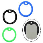 silicone cercle plastique pour la carte, plus de couleurs à choisir Environ 6mm, Vendu par PC