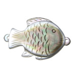 シェル ジュエリー コネクタ, 黒い貝, 魚, 彫刻, 1/1 ループ 穴:約 1.2mm, 売り手 パソコン