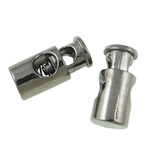 Spring Stopper Buckle, Zinc Alloy, Tube 