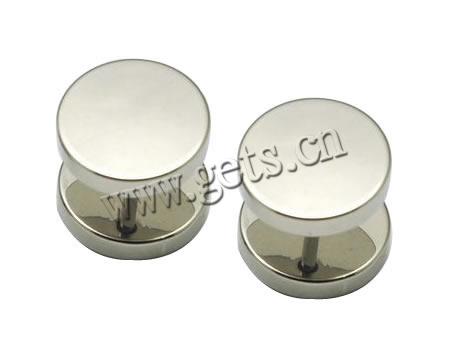 Stainless Steel Ear Piercing Jewelry, Barbell, more sizes for choice, Sold By Pair