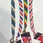 Freundschaft Armbänder, Nylonschnur, gewebt, gemischte Farben, 10mm, Länge:10-11 ZollInch, verkauft von Strang