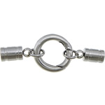 Stainless Steel Jewelry Clasp, 316L Stainless Steel, plated, with end cap 7mm 9mm Approx 3mm 
