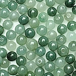 perle en jadéite , jade, Rond, naturel, lisse, 5-5.5mm Environ 1-2mm, Vendu par PC