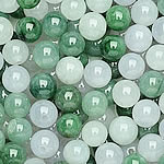Jadeit Perlen, rund, natürlich, glatt, 7-8mm, Bohrung:ca. 1-2mm, verkauft von PC