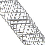 Stainless Steel Wire Mesh Ribbon, original color, 4mm 