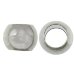 ステンレス鋼のパンドラビーズ, 304ステンレススチール, 円形, ネジ無, オリジナルカラー 穴:約 5mm, 売り手 パソコン