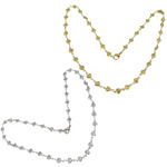 Мода нержавеющей стали ожерелье цепь, Нержавеющая сталь 316, Много цветов для выбора длина:Приблизительно 17.5 дюймовый, продается Strand