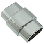 Zinc Alloy Magnetic Clasp, Rectangle, plated cadmium free Approx  