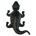 Beautiful Sculptures Home Decor and Fashion Statues Decoration, Lampwork, Gecko, handmade, gold sand 