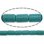 Dyed Natural Turquoise Beads, Dyed Turquoise, Column, blue Approx 1.5mm Approx 16 Inch 