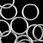 Maschine Cut Eisen Geschlossen Sprung-Ring, Kreisring, plattiert, keine, 12500PCs/kg, verkauft von kg