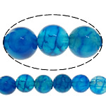 Natural Dragon Veins Agate Beads, Round Approx 0.8-1mm Approx 15 Inch 