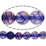 Natural Dragon Veins Agate Beads, Round Approx 0.8-1mm Approx 15 Inch 