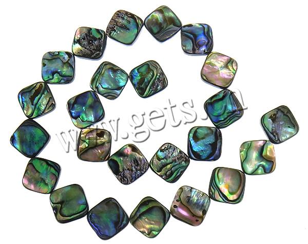 Abalone Shell Beads, Rhombus, different size for choice, Hole:Approx 1mm, Length:Approx 16 Inch, Sold By Strand