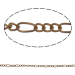 Iron Figaro Chain, with Brass nickel, lead & cadmium free 