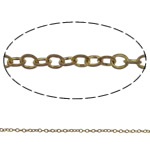 Brass Coated Iron Chain, oval chain nickel, lead & cadmium free 