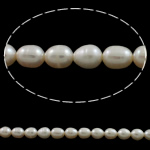 Rice Cultured Freshwater Pearl Beads, natural Grade AA, 6-7mm Approx 0.8mm Approx 15 Inch 
