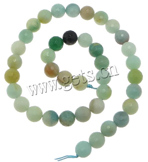 Amazonite Beads, Round, natural, more sizes for choice, Hole:Approx 0.8mm, Length:15 Inch, Sold By Strand