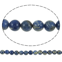 Sodalite Beads, Round Inch 