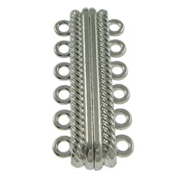 Zinc Alloy Slide Lock Clasp, plated cadmium free Approx 2mm 