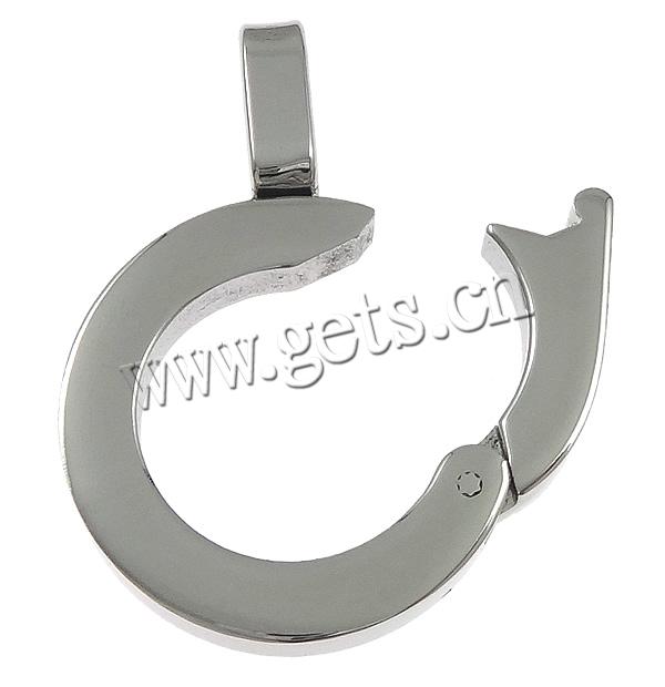 Stainless Steel Enhancer Bail, Customized, original color, 20x29x3mm, Hole:Approx 4x7mm, Sold By PC
