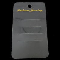 Hair Clip Display Card, with Plastic, Rectangle, Customized Approx 