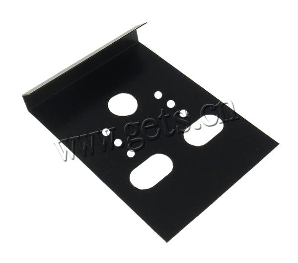 Earring Display Card, Plastic, Rectangle, Customized, black, 30x40mm, 1000PCs/Bag, Sold By Bag